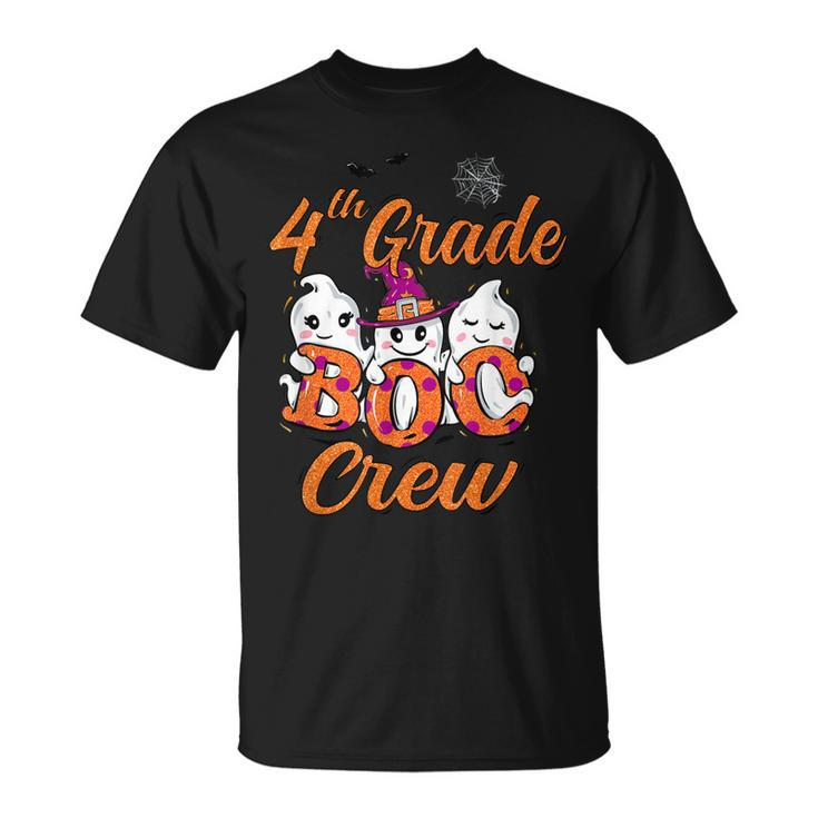 Halloween Costume For Kids 4Th Grade Boo Crew First Grade  Unisex T-Shirt
