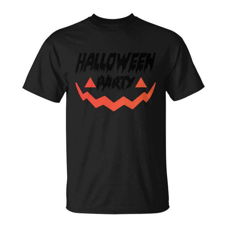 Halloween Party Pumpkin Halloween Quote Unisex T-Shirt