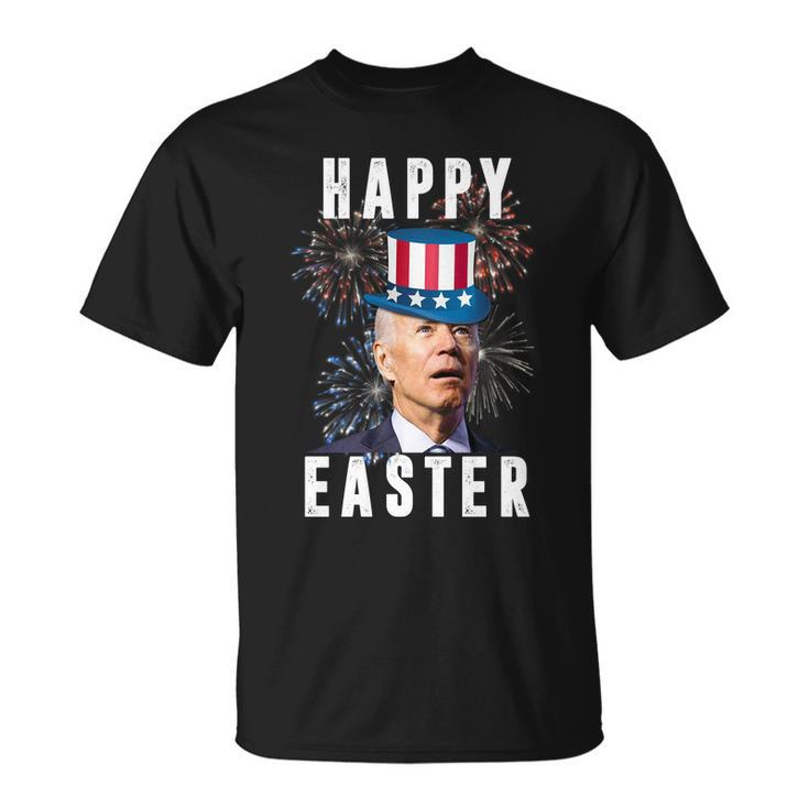Happy Easter Joe Biden Funny 4Th Of July Unisex T-Shirt