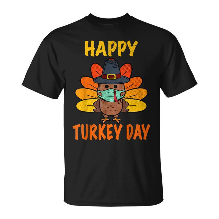 Happy Turkey Day Funny Thanksgiving 2021 Autumn Fall Season  V3 Unisex T-Shirt