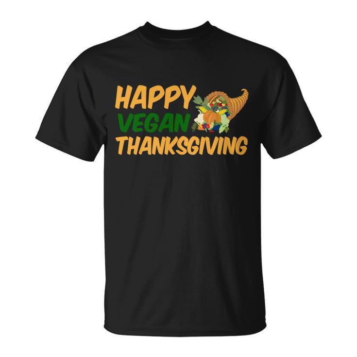 Happy Vegan Thanksgiving Tshirt Unisex T-Shirt