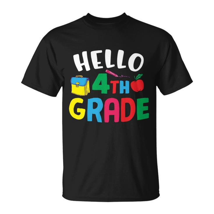 Hello 4Th Grade Back To School V2 Unisex T-Shirt