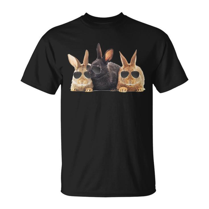 Hipster Cool Rabbit Tshirt Unisex T-Shirt