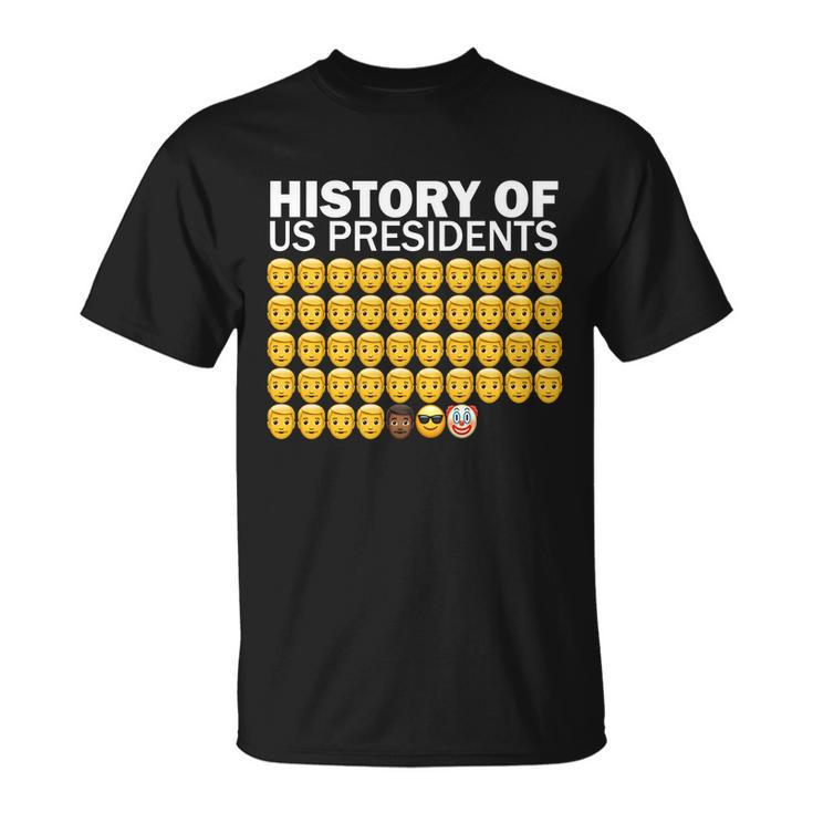 History Of Us Presidents 46Th Clown Pro Republican Tshirt Unisex T-Shirt