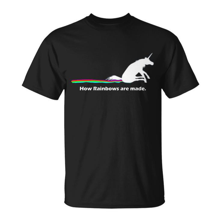 How Rainbows Are Made Unicorn Tshirt Unisex T-Shirt