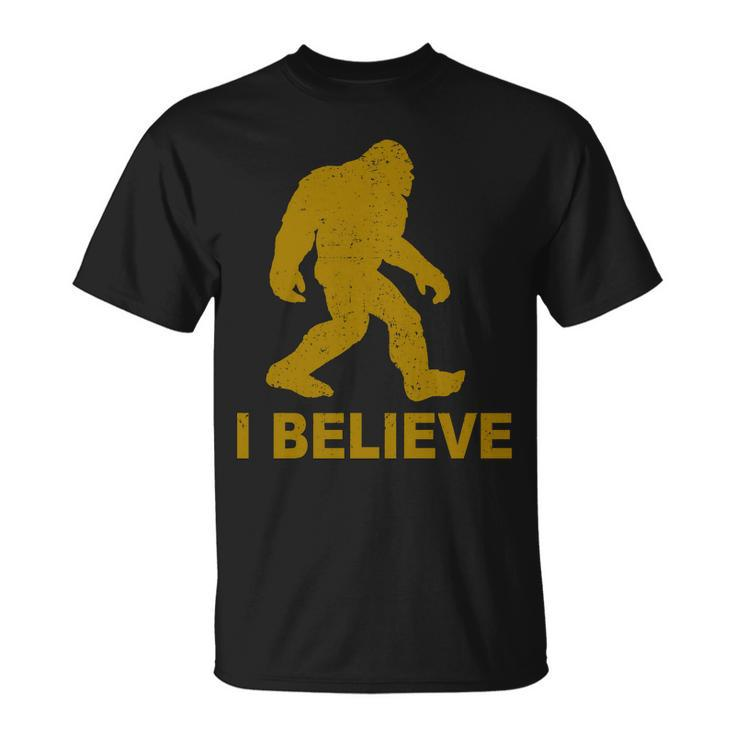 I Believe Sasquatch Bigfoot Unisex T-Shirt