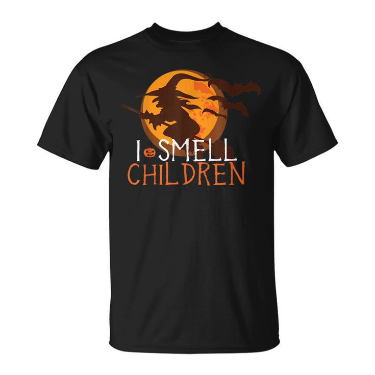 I Smell Children Funny Halloween Witches Costume  Unisex T-Shirt
