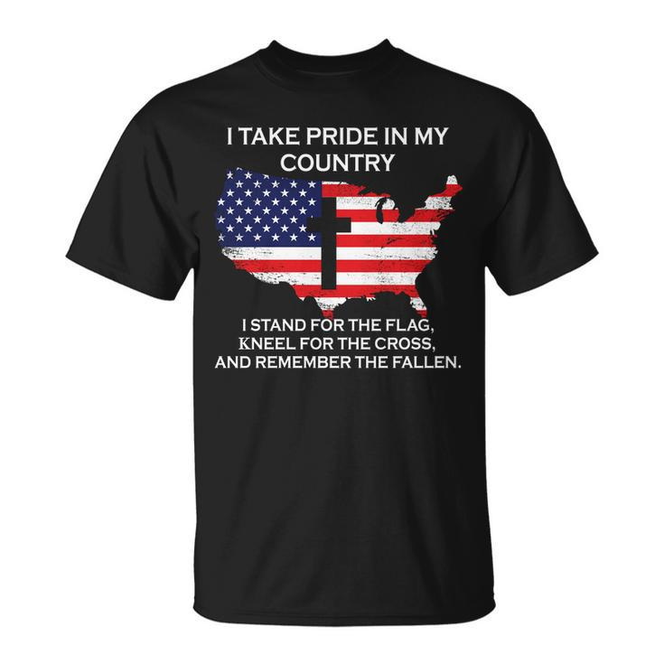 I Take Pride In My Country Usa Unisex T-Shirt