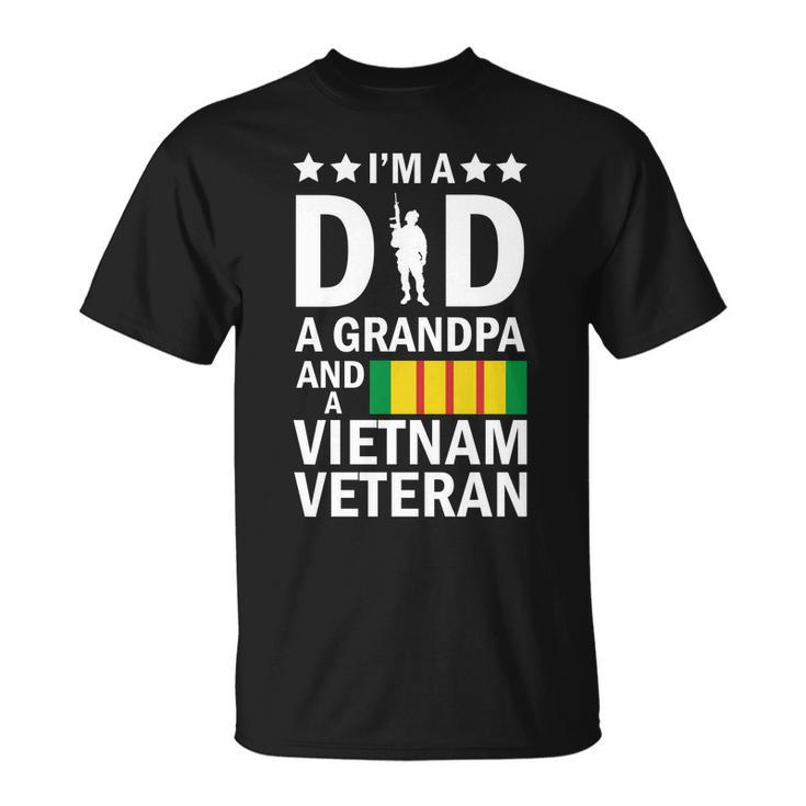 Im A Dad A Grandpa And A Vietnam Veteran Tshirt Unisex T-Shirt