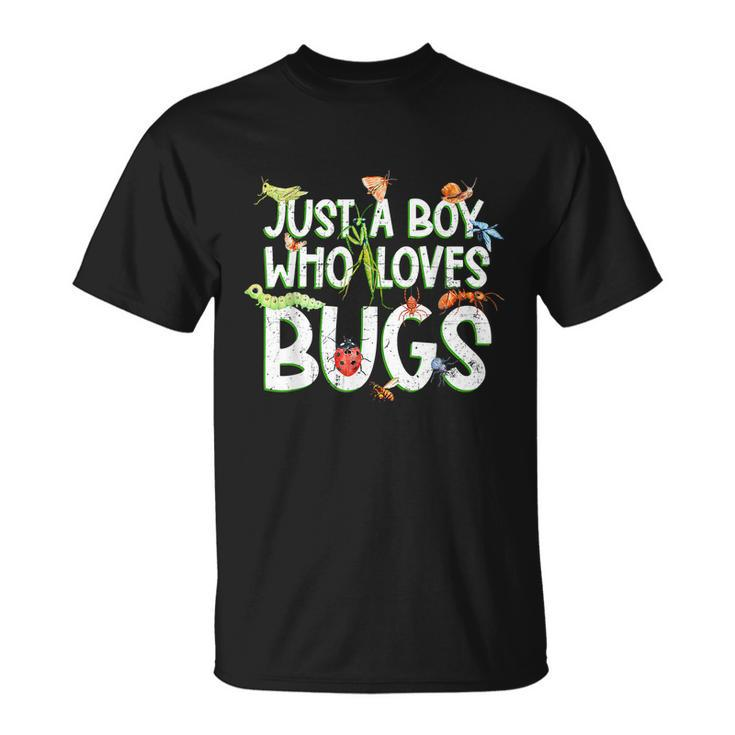 Insect Just A Boy Who Loves Bug Tee Fashion Cute T-Shirt