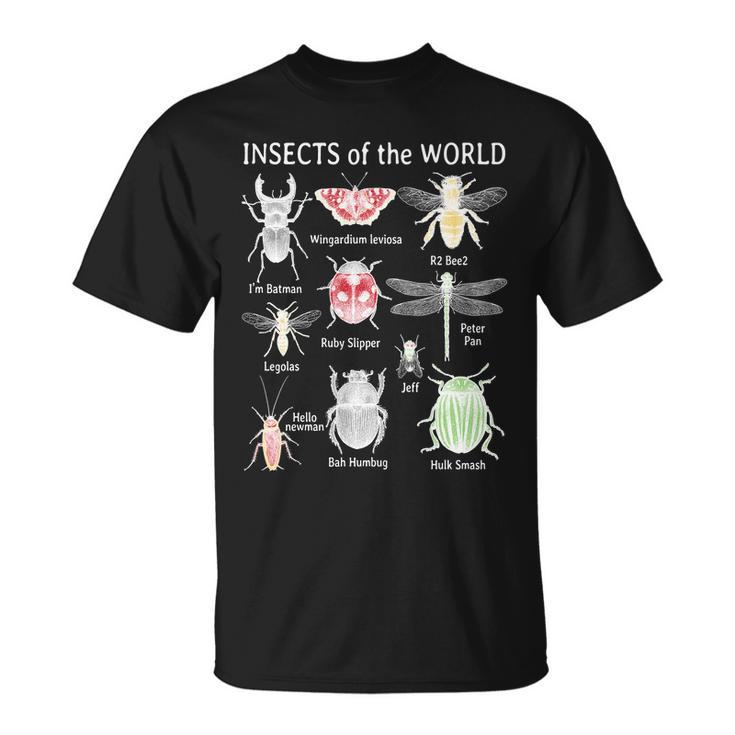 Insects Of The World Tshirt Unisex T-Shirt