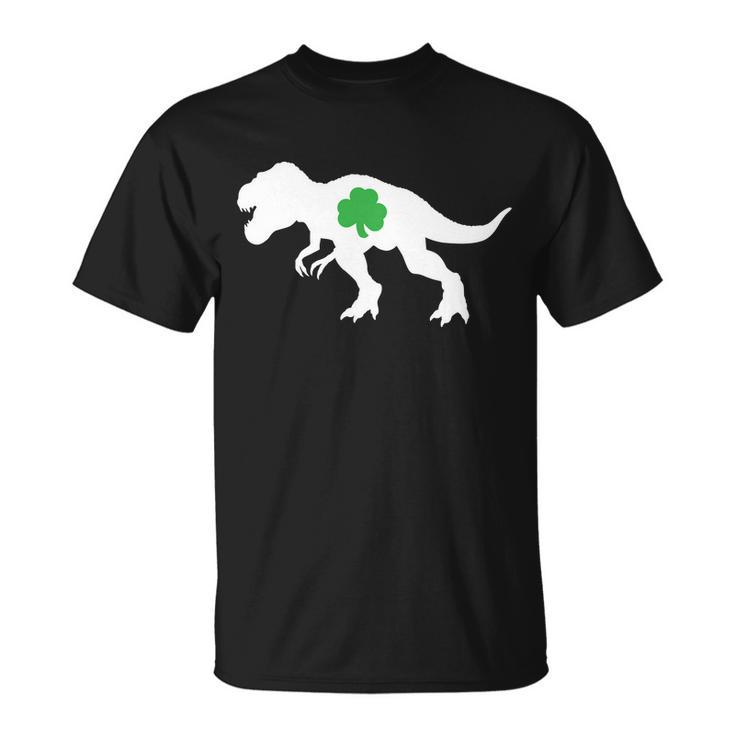 Irish Clover T-Rex Tshirt Unisex T-Shirt