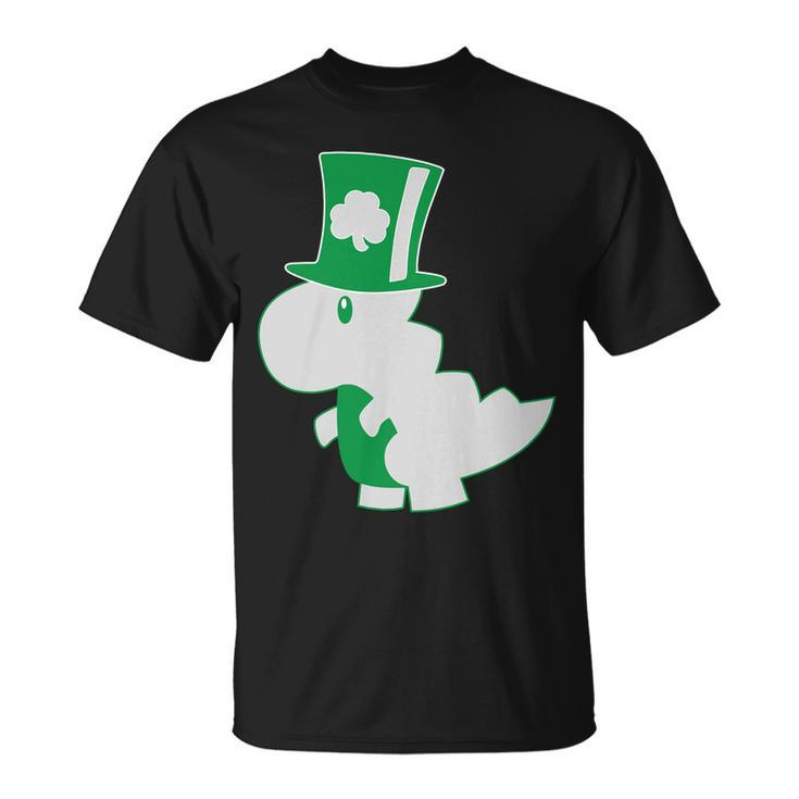 Irish T-Rex Dinosaur Clover Cute St Patricks Day Tshirt Unisex T-Shirt