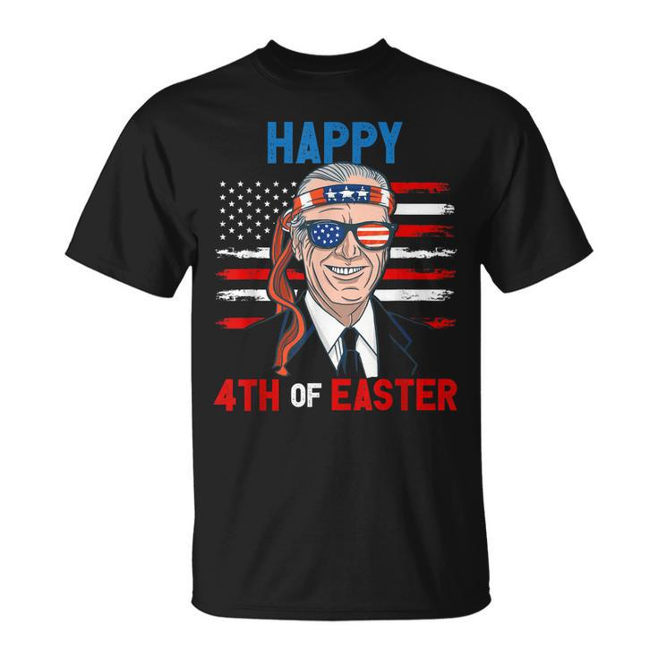 Joe Biden Happy 4Th Of Easter Confused 4Th Of July V3 T-shirt