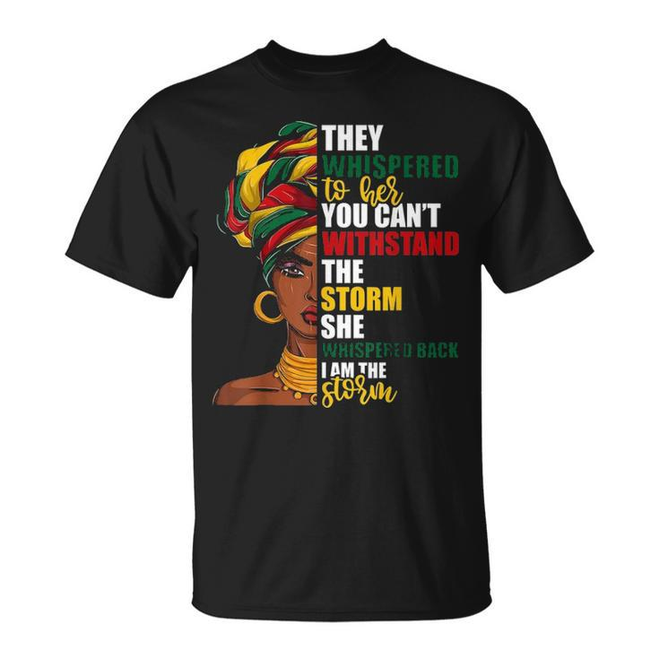 Juneteenth African Pride Ts For Im The Storm T-shirt