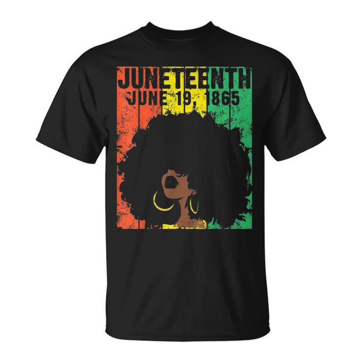 Juneteenth June 19Th 1865 Ancestors African American Freedom T-shirt