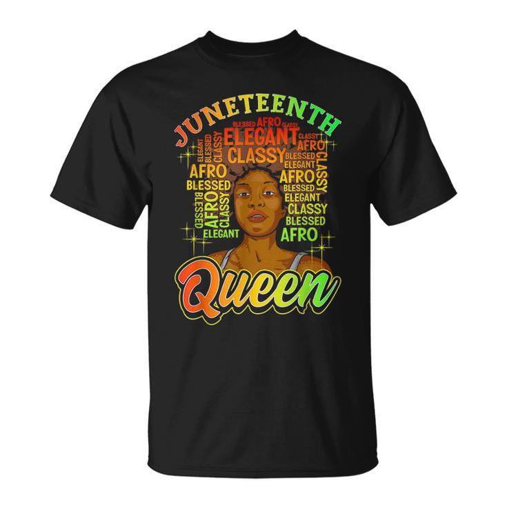 Juneteenth Juneteenth S Natural Afro Queen T-shirt
