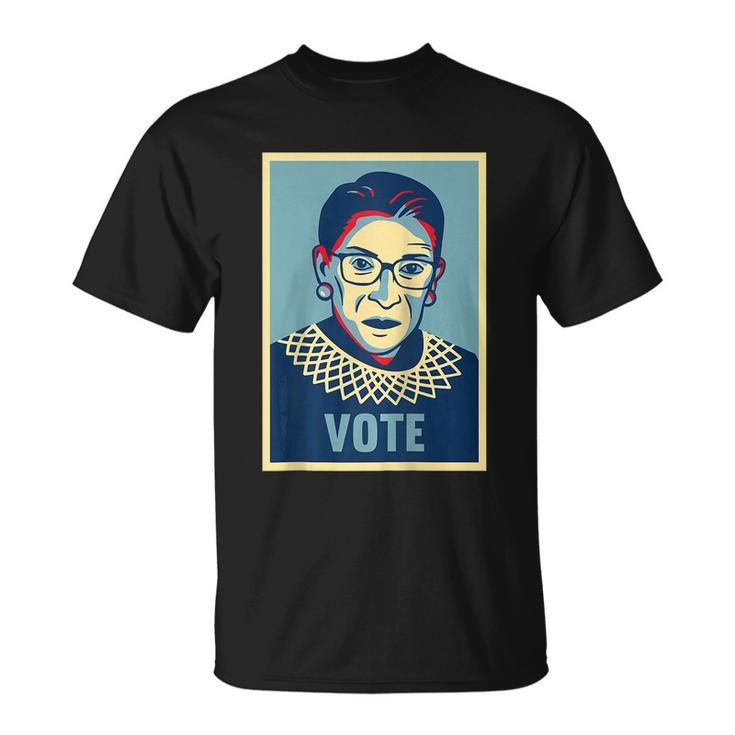 Jusice Ruth Bader Ginsburg Rbg Vote Voting Election Unisex T-Shirt