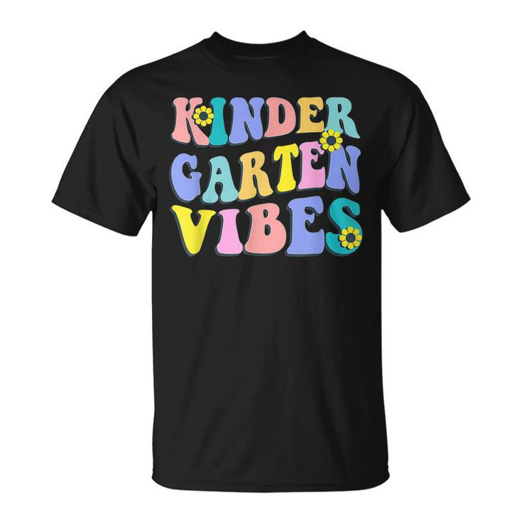Kindergarten Vibes First Day Back To School Teacher Students  V2 Unisex T-Shirt