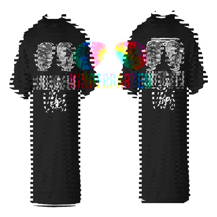 Kindergarten Vibes Tie Dye Teachers Students Back To School T-shirt