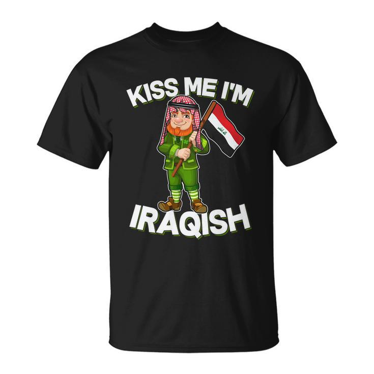 Kiss Me Im Iraqish Unisex T-Shirt