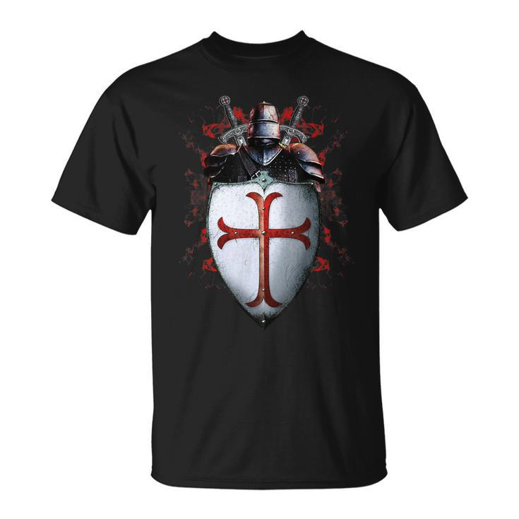 Knights Templar T Shirt - The Brave Knights The Warrior Of God Unisex T-Shirt