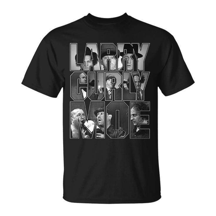 Larry Curly Moe Three Stooges Unisex T-Shirt