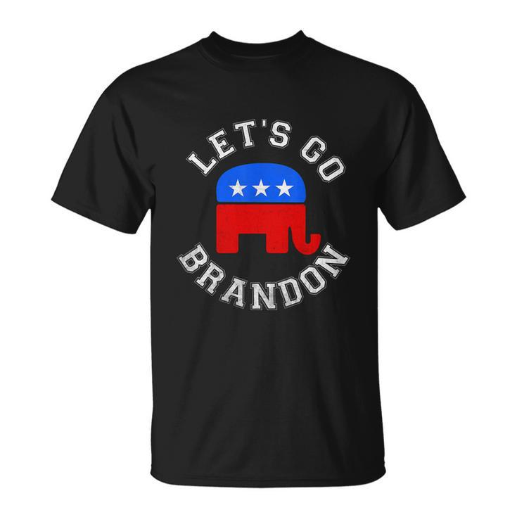 Lets Go Brandon Anti Biden Fjb Republican Gift Unisex T-Shirt