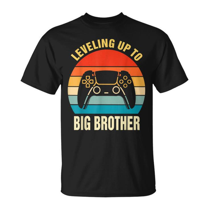 Leveling Up To Big Brother 2022 Gamer Boys T-shirt