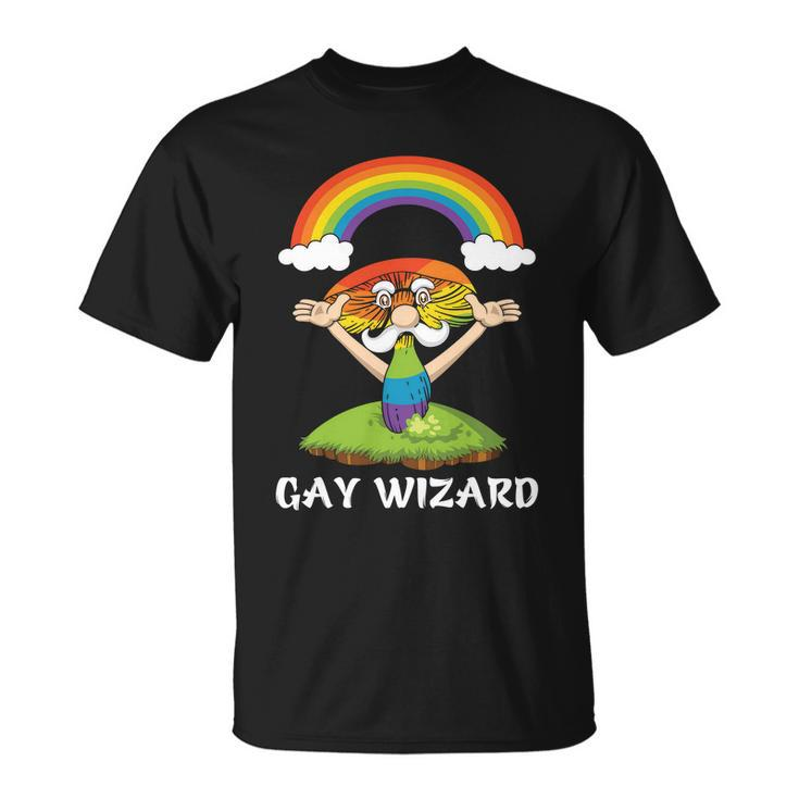 Lgbt Rainbow Wizard Pride Month Unisex T-Shirt