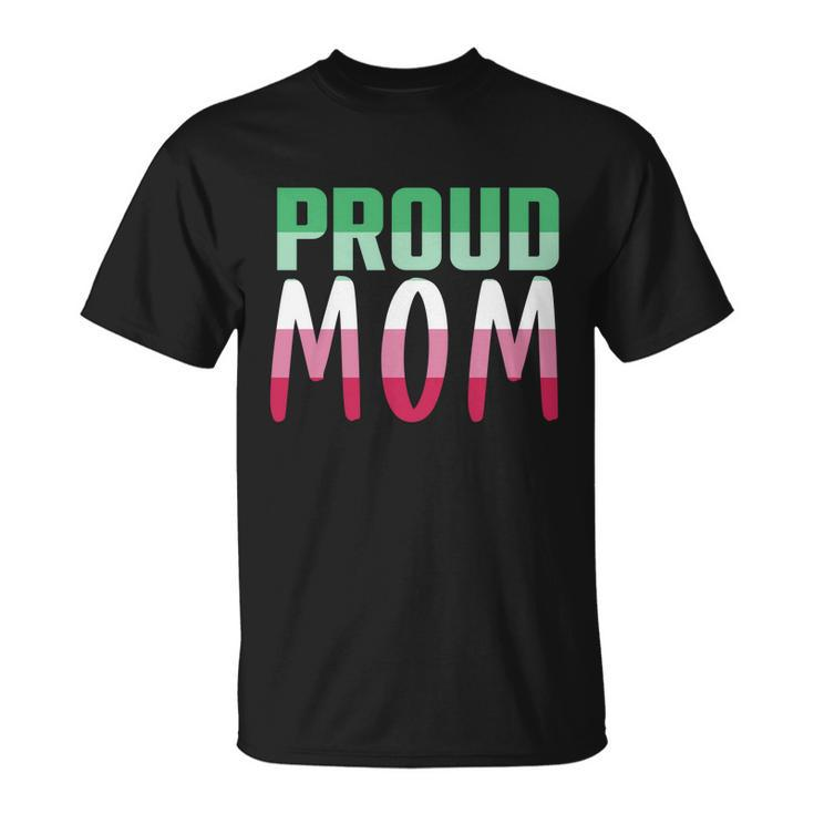 Lgbtq Gay Pride Month Proud Mom Queer Mothers Day Abrosexual Gift Unisex T-Shirt