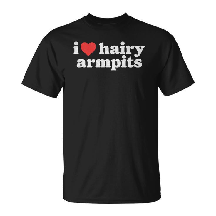 I Love Hairy Armpits Minimalist Hairy Lover Tank Top T-shirt