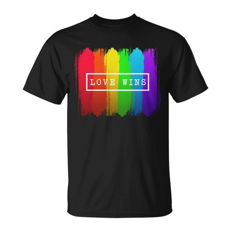 Love Wins Flag Unisex T-Shirt