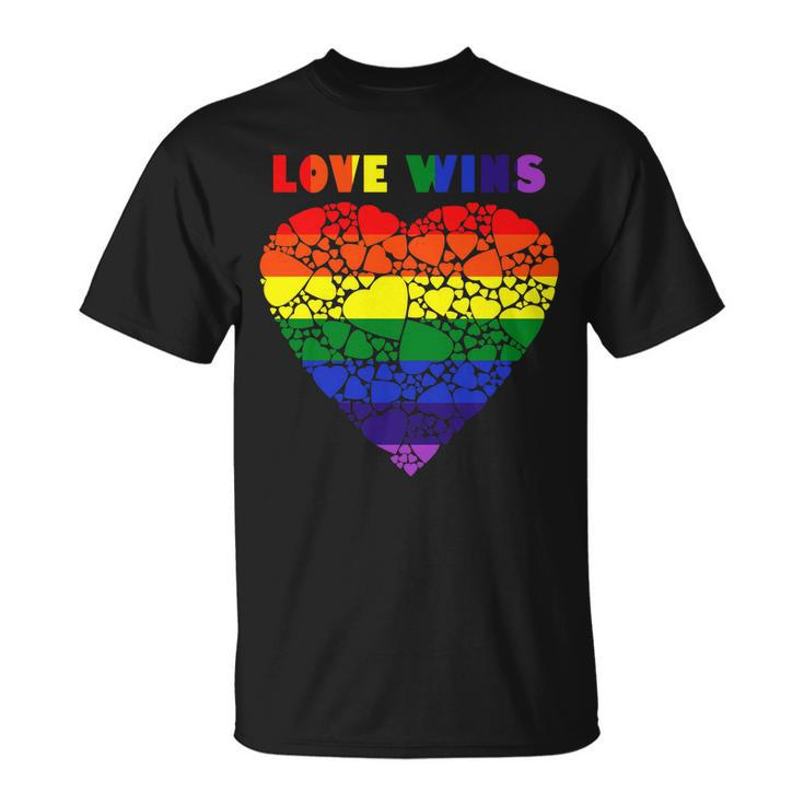 Love Wins Heart Unisex T-Shirt
