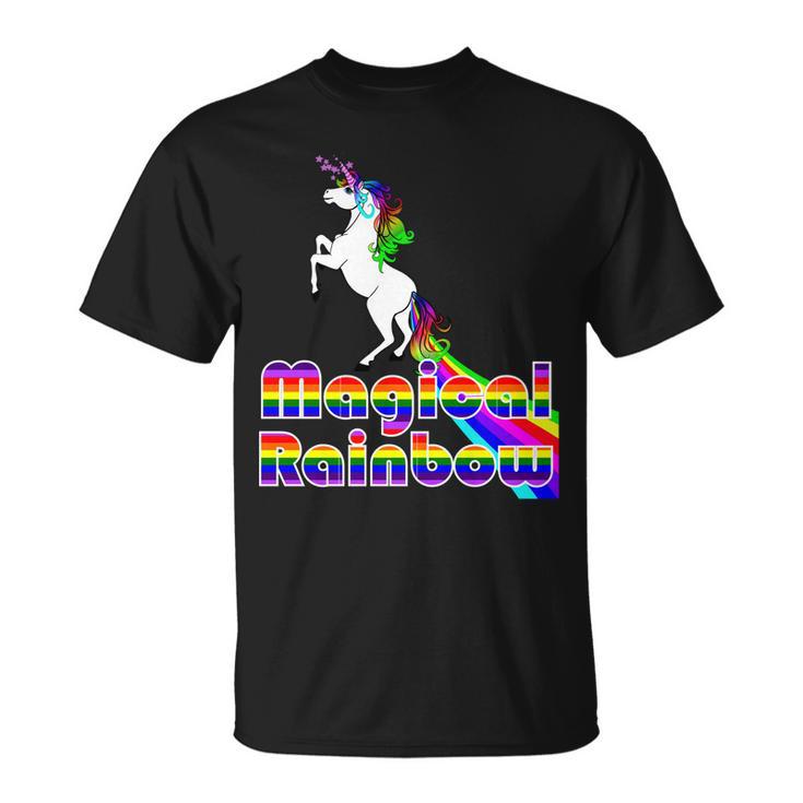 Magical Rainbow Unicorn Unisex T-Shirt