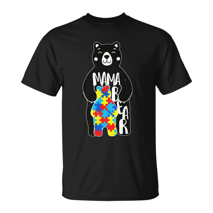 Mama Bear Autism Awareness Tshirt Unisex T-Shirt