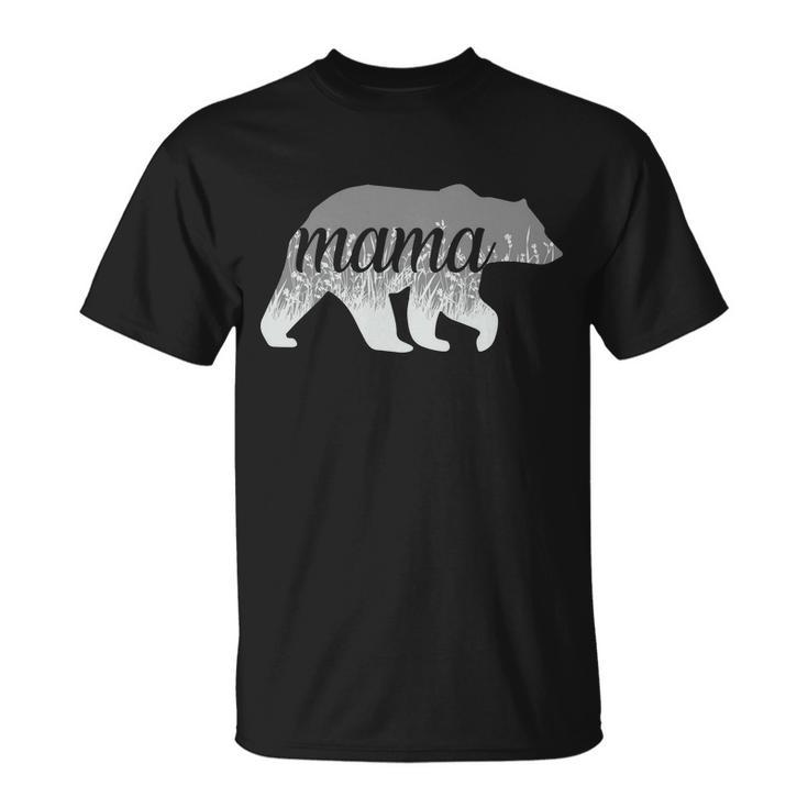 Mama Bear Floral Logo Tshirt Unisex T-Shirt