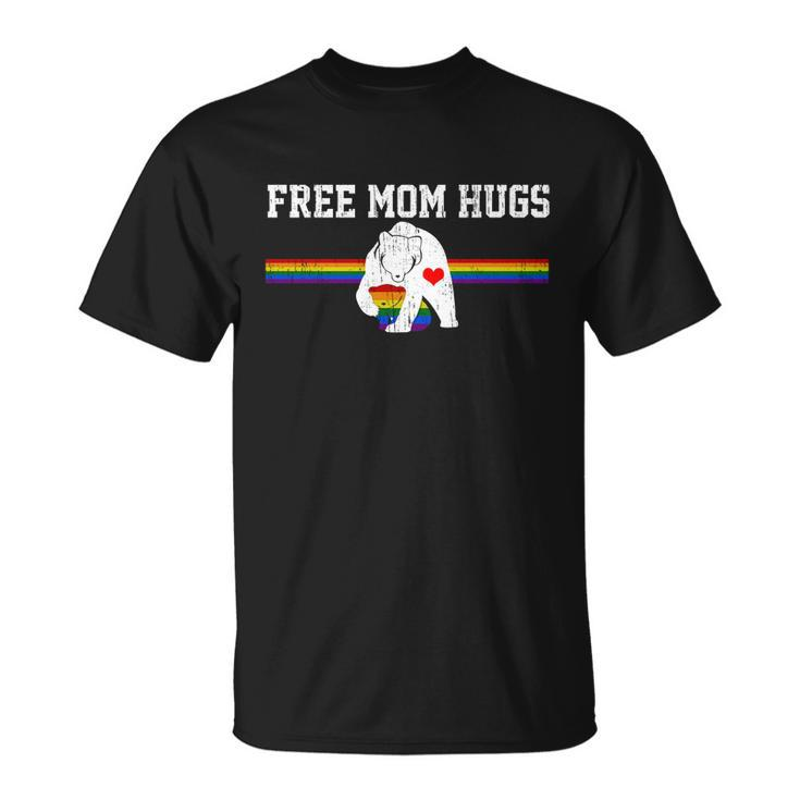 Mama Bear Lgbt Heart Rainbow Lgbt Month 2022 Free Mom Hugs Meaningful T-shirt
