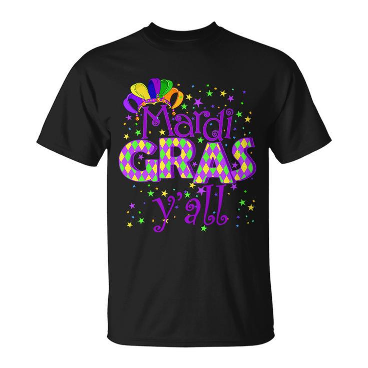 Mardi Gras Yall New Orleans Party T-Shirt T-Shirt
