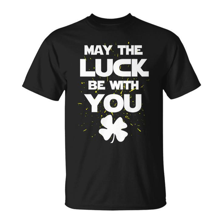 May The Luck Be With You Irish Parody T-shirt