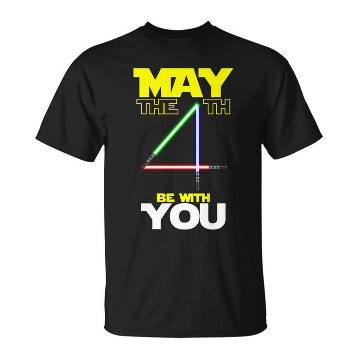 May The 4Th Be With You Lightsaber Tshirt Unisex T-Shirt