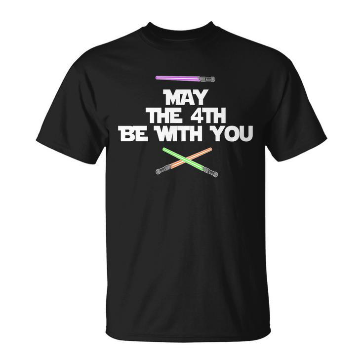 May The 4Th Be With You Lightsabers Unisex T-Shirt