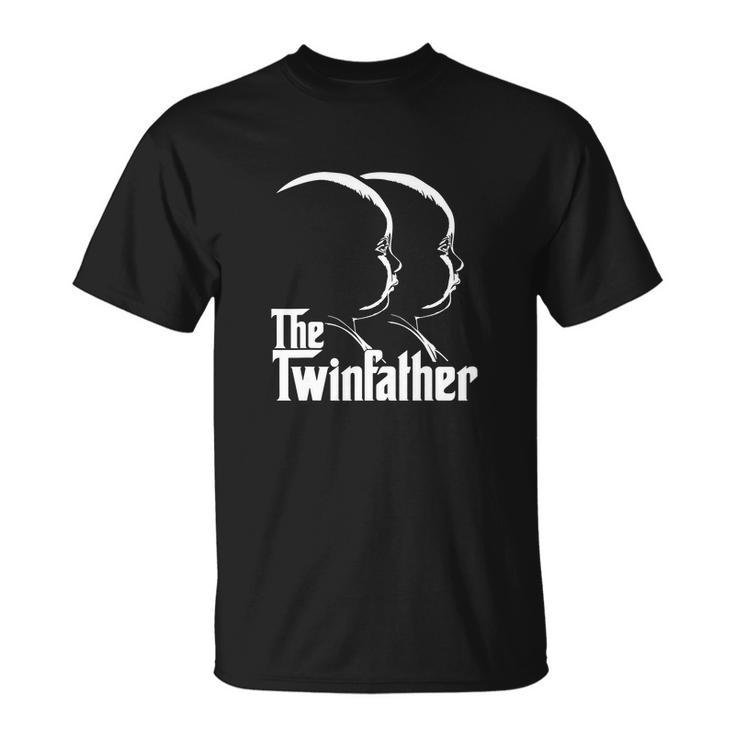 Mens The Twinfather Funny Father Of Twin Dad Gift Unisex T-Shirt