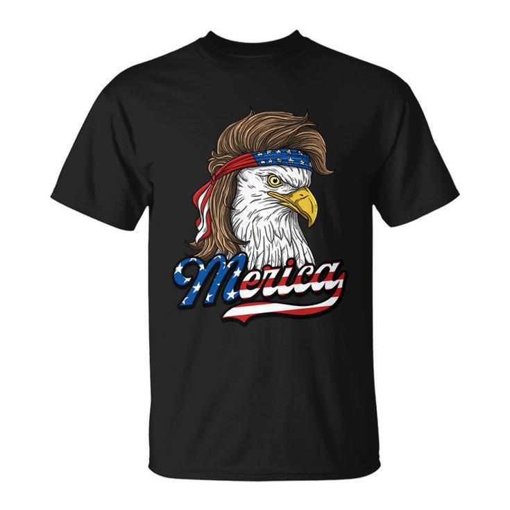 Merica Cute Gift Patriotic Usa Eagle Of Freedom Cute Gift 4Th Of July Gift Unisex T-Shirt