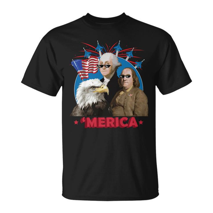 Merica Patriotic Party Unisex T-Shirt