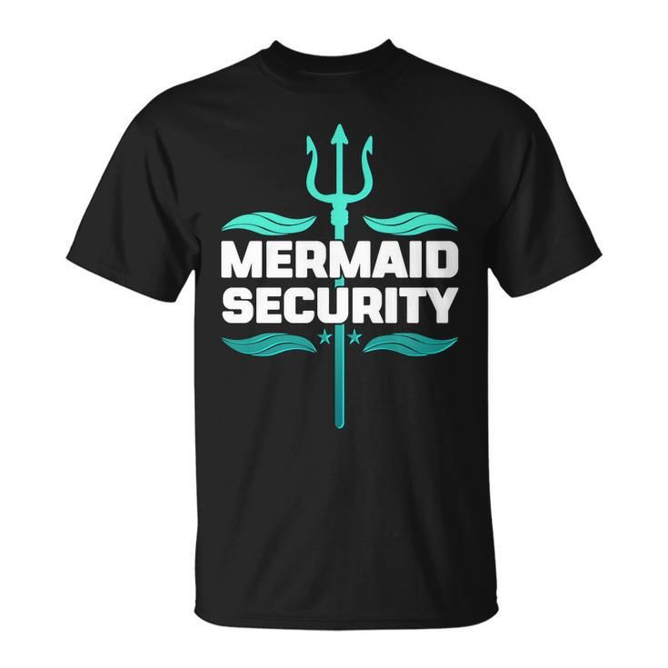 Mermaid Security Trident Unisex T-Shirt