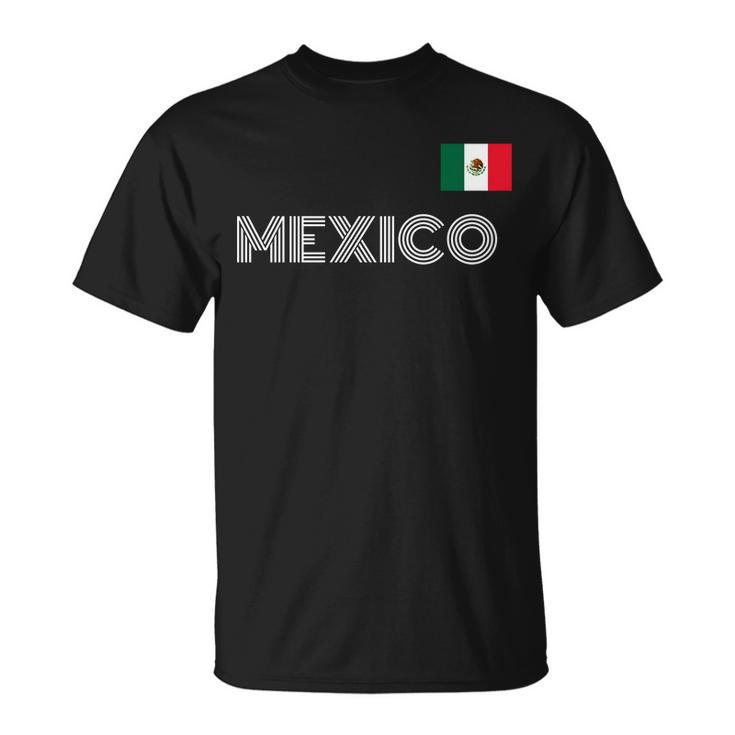 Mexico Country Flag Logo Unisex T-Shirt