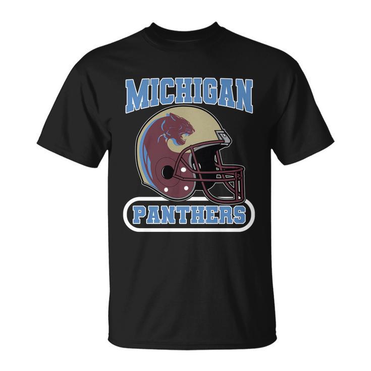 Michigan Panthers Football Logo Unisex T-Shirt