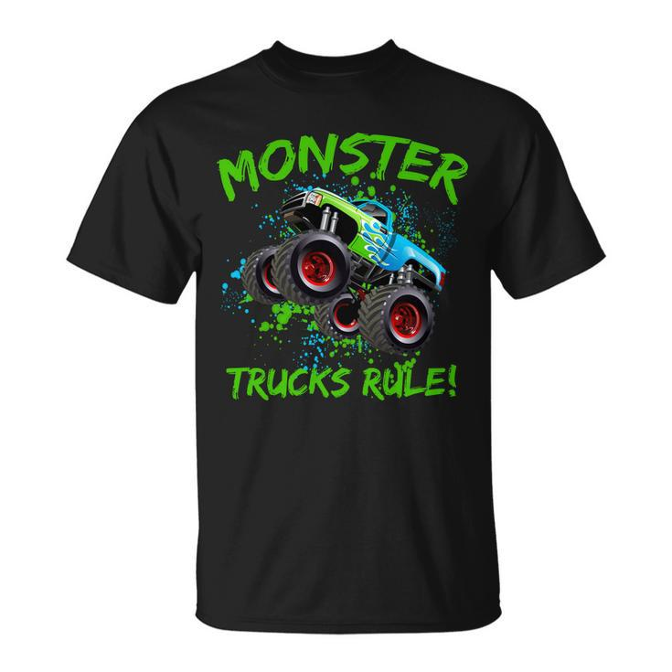 Monster Trucks Rule Tshirt Unisex T-Shirt