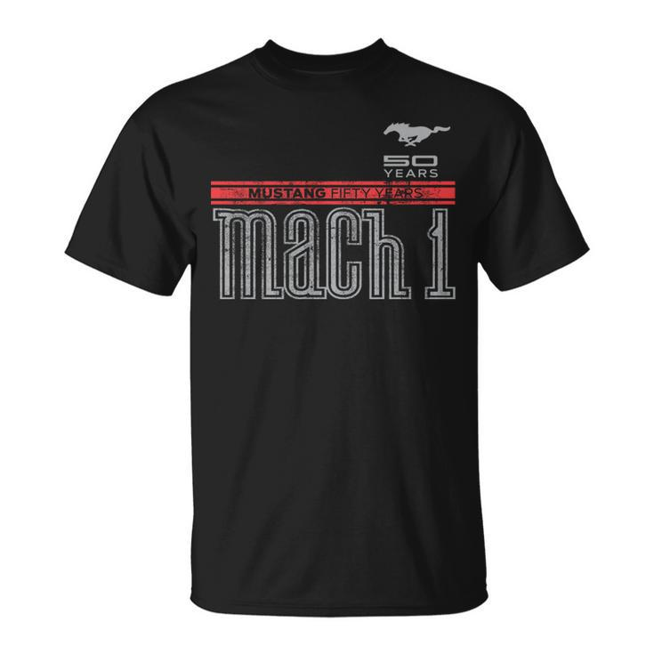 Mustang 50 Years Mach Official Logo Unisex T-Shirt